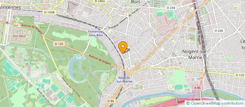 localisation de l'entreprise DONAJOSY  NOGENT-SUR-MARNE