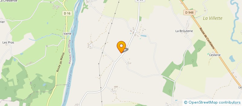 localisation de l'entreprise DONALY  CONFOLENS