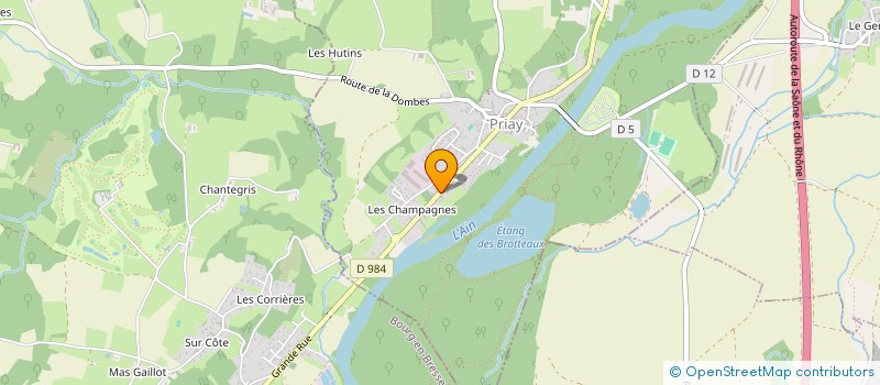 localisation de l'entreprise DONAMATI  PRIAY