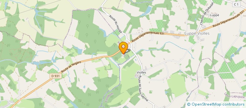 localisation de l'entreprise DONASSANS JEROME  LOUBEDAT