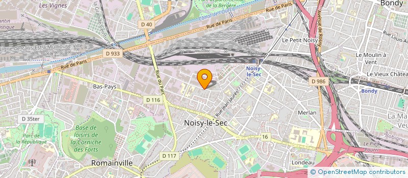 localisation de l'entreprise DONASSOS à NOISY-LE-SEC