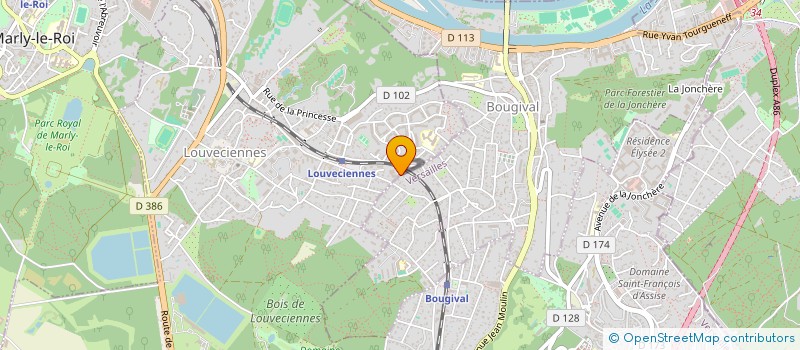 localisation de l'entreprise DONAT  BOUGIVAL