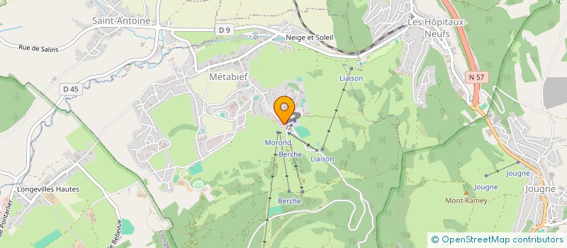 localisation de l'entreprise DONAT  METABIEF