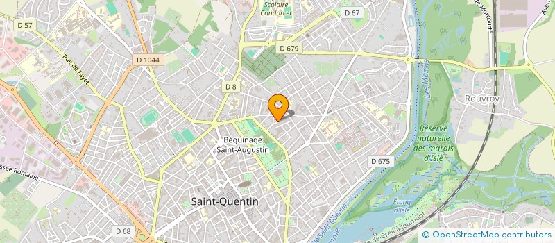 localisation de l'entreprise DONAT AMENAGEMENT & RENOVATION à SAINT-QUENTIN