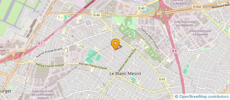 localisation de l'entreprise DONATELLA à LE BLANC-MESNIL