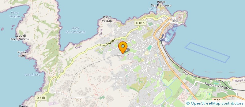 localisation de l'entreprise DONATEO 99 à CALVI