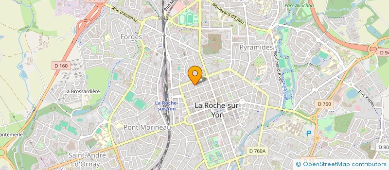 localisation de l'entreprise DONATI  LA ROCHE-SUR-YON