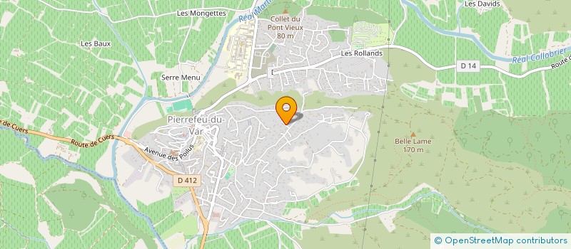 localisation de l'entreprise DONATO ET CIE  PIERREFEU-DU-VAR