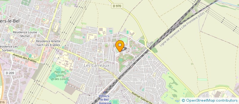 localisation de l'entreprise DONATROID CONCEPT  GONESSE