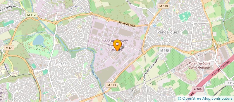 localisation de l'entreprise DONAUER TECHNIQUES SOLAIRES FRANCE SARL à VENDARGUES
