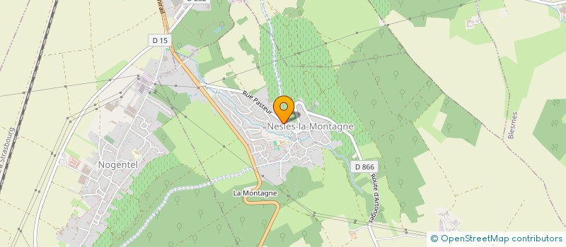 localisation de l'entreprise DONAVOLOR  NESLES-LA-MONTAGNE