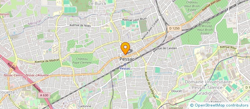 localisation de l'entreprise DONBU à PESSAC