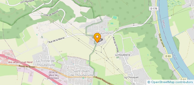 localisation de l'entreprise DONC à CAUMONT
