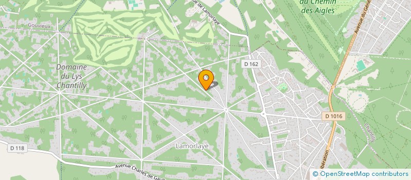 localisation de l'entreprise DONCAMELEON  CHANTILLY