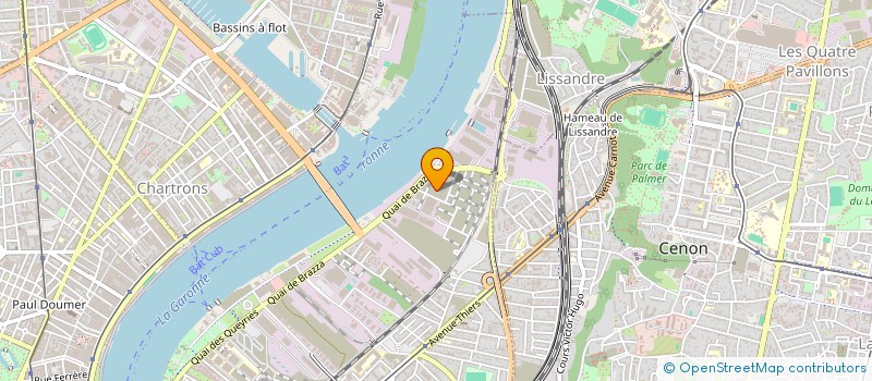 localisation de l'entreprise DONCEL  BORDEAUX