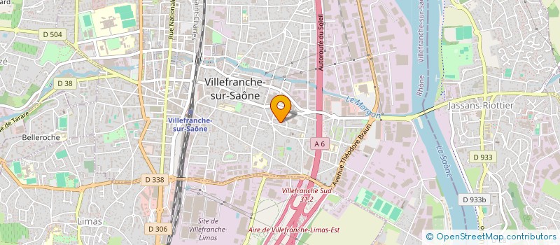 localisation de l'entreprise DONDAINE CHRISTOPHE à VILLEFRANCHE-SUR-SAONE