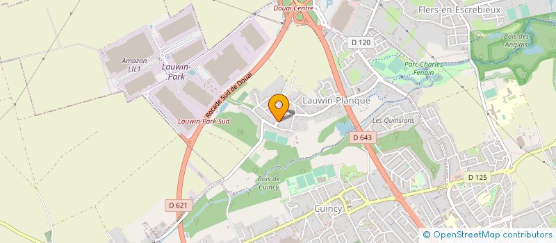 localisation de l'entreprise DONE PROJECT  LAUWIN-PLANQUE