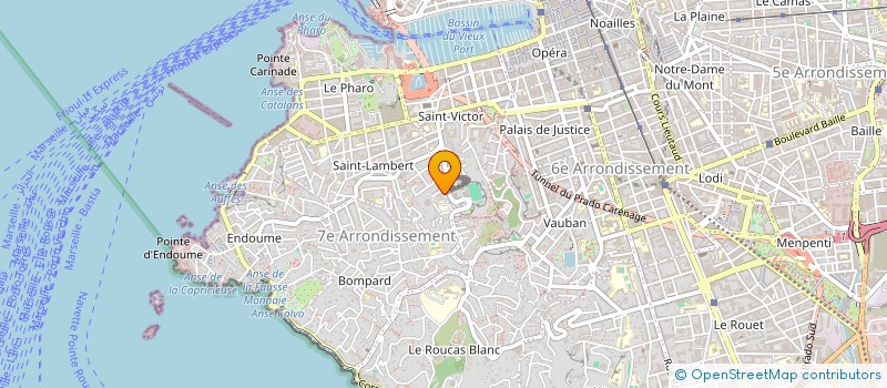localisation de l'entreprise DONEA à MARSEILLE