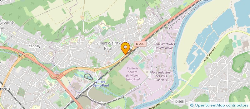 localisation de l'entreprise DONECO CELTITE PROFILEX à VILLERS-SAINT-PAUL
