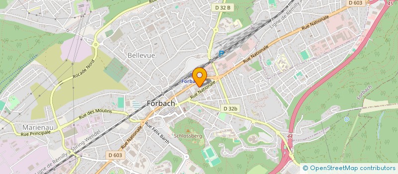 localisation de l'entreprise DONER DUNYASI  FORBACH