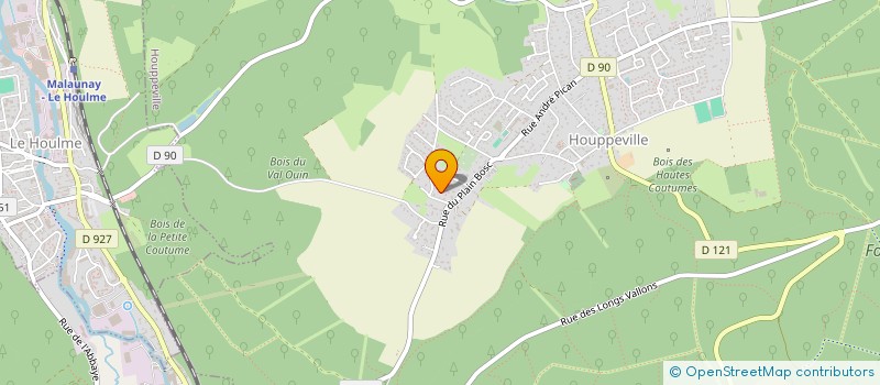 localisation de l'entreprise DONERAILE  HOUPPEVILLE