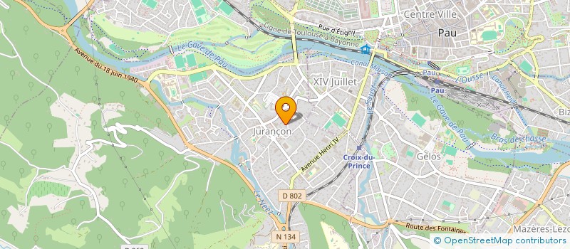 localisation de l'entreprise DONESENS  JURANCON