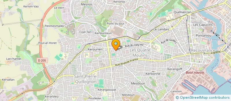 localisation de l'entreprise DONESPLANET à BREST