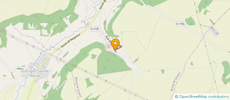 localisation de l'entreprise DONET  BUSSY-LE-GRAND