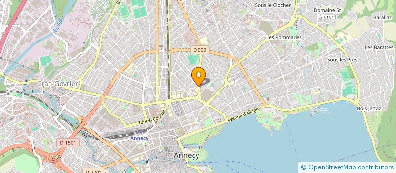 localisation de l'entreprise DONET ANNECY-NETTOYAGE à ANNECY