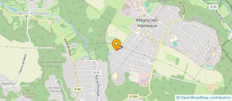 localisation de l'entreprise DONETTE CONSEILS  MAGNY-LES-HAMEAUX