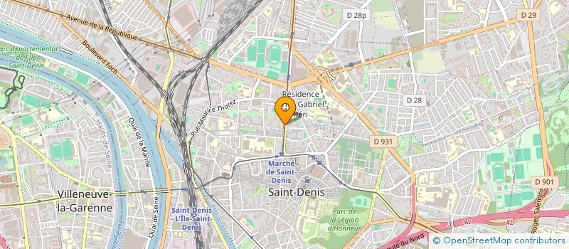 localisation de l'entreprise DONG FANG à SAINT-DENIS