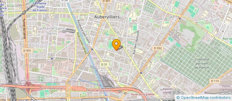 localisation de l'entreprise DONG HUONG  AUBERVILLIERS