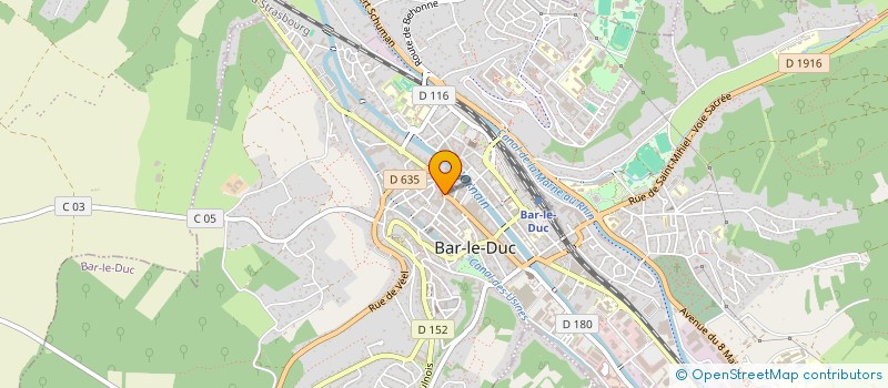 localisation de l'entreprise DONG JIN  BAR-LE-DUC