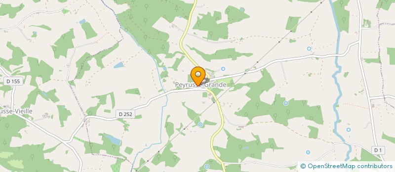 localisation de l'entreprise DONG JONG  PEYRUSSE-GRANDE