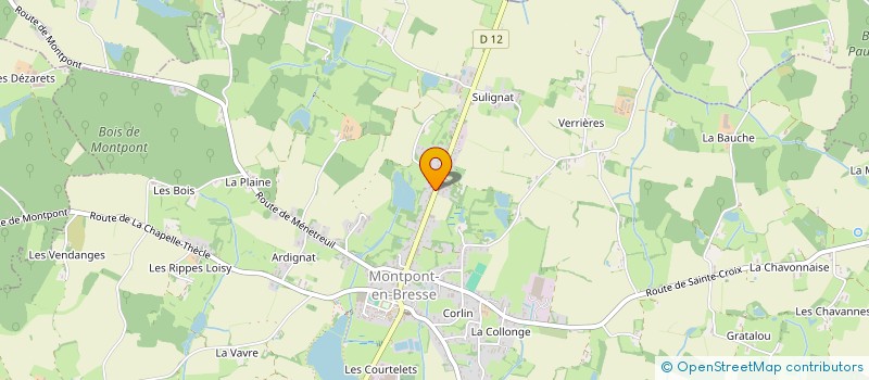 localisation de l'entreprise DONGUY AGRI à ROMENAY