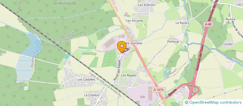 localisation de l'entreprise DONGUY SA à CERTINES