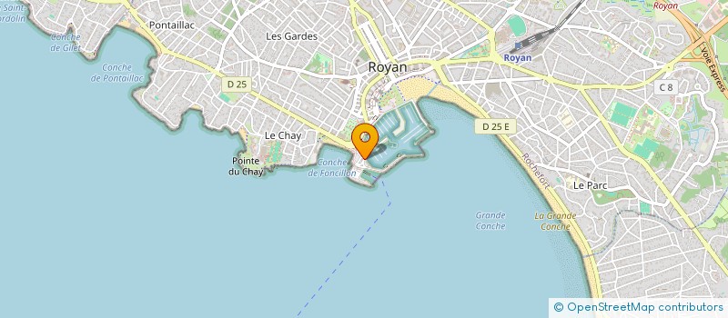 localisation de l'entreprise DONGUY SARL à ROYAN