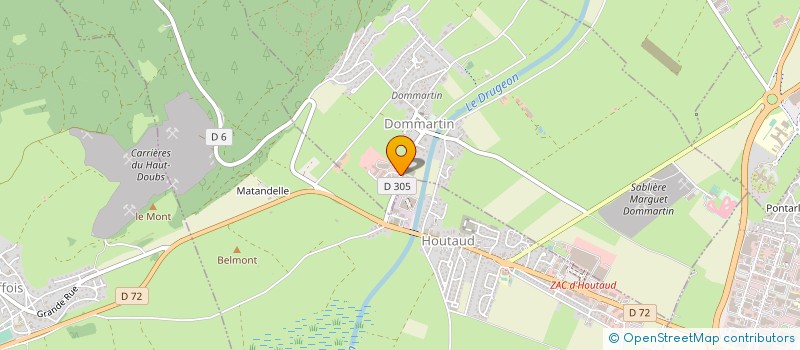 localisation de l'entreprise DONI  DOMMARTIN