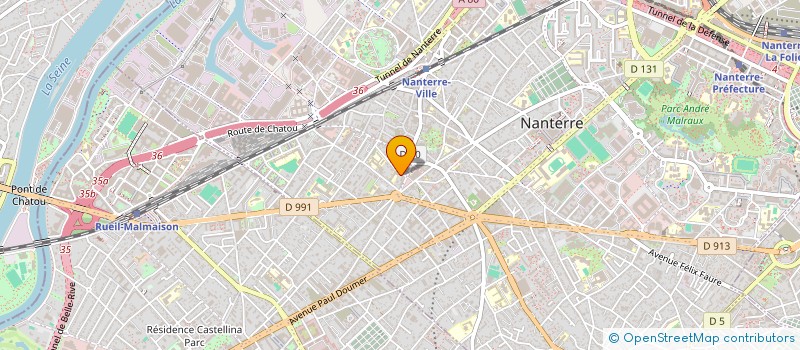 localisation de l'entreprise DONIA  NANTERRE