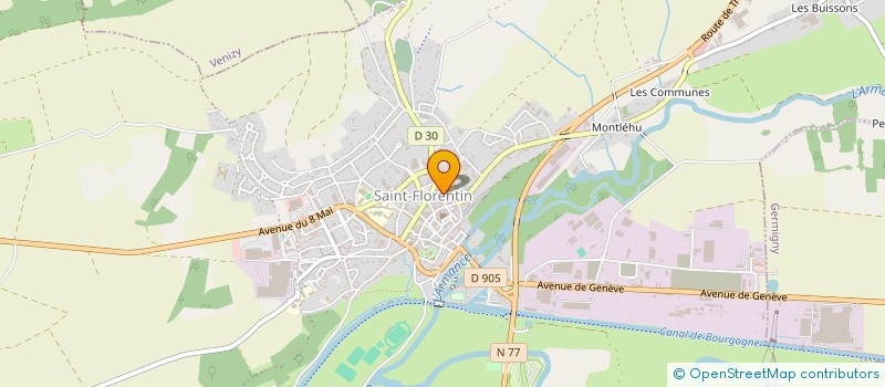 localisation de l'entreprise DONIA  SAINT-FLORENTIN