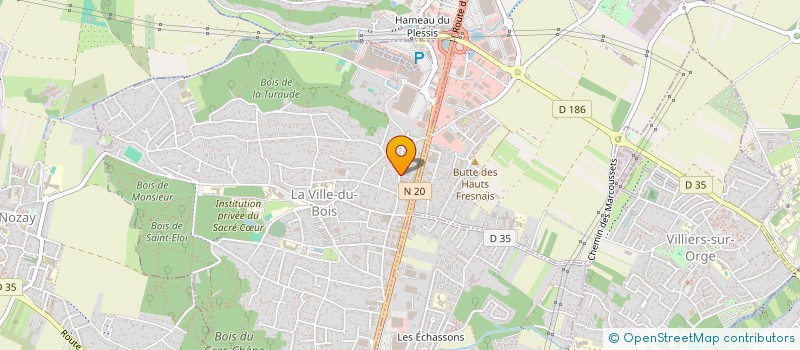 localisation de l'entreprise DONIA VTC à LA VILLE-DU-BOIS