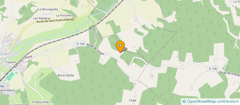 localisation de l'entreprise DONIBANE  AGONAC