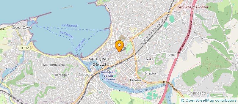 localisation de l'entreprise DONIBANE BI  URRUGNE