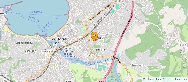 localisation de l'entreprise DONIBANE ULTIMATE FRISBEE à SAINT-JEAN-DE-LUZ