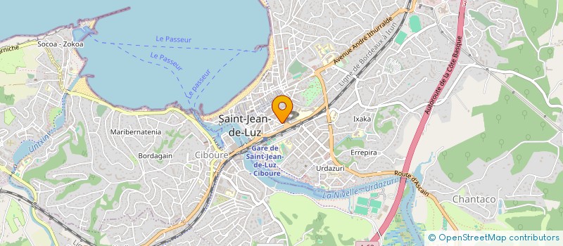 localisation de l'entreprise DONIBANE ZIBURU KIROL ESKOLA à SAINT-JEAN-DE-LUZ