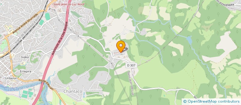 localisation de l'entreprise DONIBASKAS à SAINT-JEAN-DE-LUZ