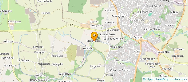 localisation de l'entreprise DONIMRA à GOUESNOU