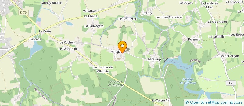 localisation de l'entreprise DONIO LE DUC  LE TRONCHET