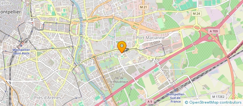 localisation de l'entreprise DONJON à MONTPELLIER