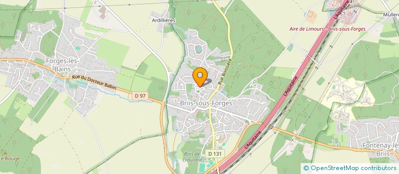 localisation de l'entreprise DONJON DE BRIIS à BRIIS-SOUS-FORGES